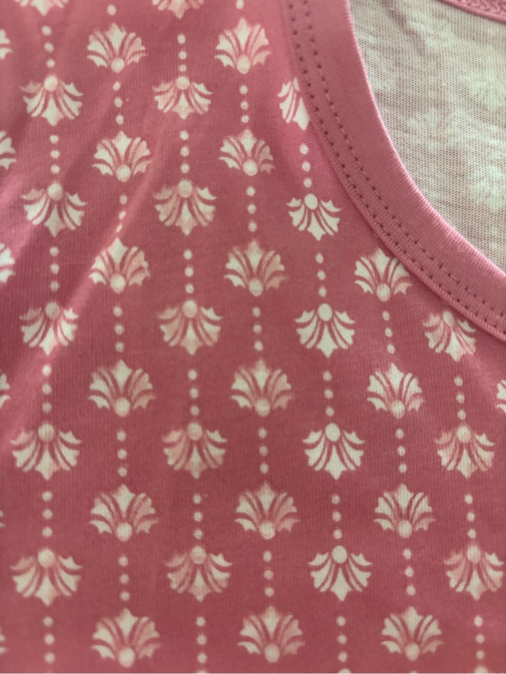 Charter Club Women's Cotton Printed Henley Sleepshirt, Size XS NWT. - Picture 6 of 6